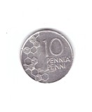 Moneda Finlanda 10 pennia 1993, stare foarte buna, curata