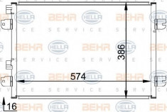 Condensator / Radiator aer conditionat DACIA LOGAN Pick-up (US) (2008 - 2016) HELLA 8FC 351 318-371 foto