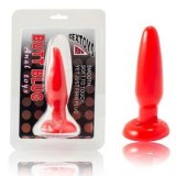 Anal Plug Silicon Moale Rosu