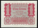 AUSTRIA 1 COROANA / KRONE 1922 , P-73a