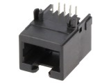 Soclu RJ45 8P8C Cat6 pentru PCB THT