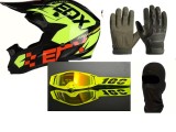 Cumpara ieftin Set casca moto-atv-trotineta-enduro+Ochelari+Manusi+Cagula ,marimi disponibile S,M si L