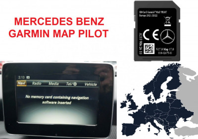 Mercedes Benz GARMIN MAP PILOT v17 2021-2022 SD CARD Harta Navigatie originala foto