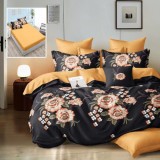 LENJERIE FINET 6 PIESE CU HUSĂ &ndash; 160&times;200 ȘI 180&times;200 (HF6P186) - 180x200