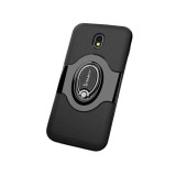 Husa de protectie pentru samsung galaxy j7 2017 ipaky ring negru, Flippy