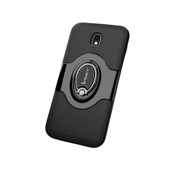 Husa de protectie pentru samsung galaxy j7 2017 ipaky ring negru