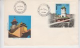 C12 - FDC Romania - Obiective turistice - colita - LP961 - 1978, Romania de la 1950, Arhitectura