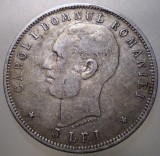 R.205 ROMANIA JUBILEU CAROL I 5 LEI 1906 ARGINT