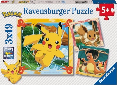 PUZZLE POKEMON 3X49 foto