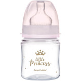 Canpol babies Royal Baby biberon pentru sugari 0m+ Pink 120 ml