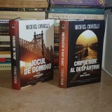 LOT DOUA CARTI MICHAEL CONNELLY * SERIA HARRY BOSCH : CHIPUL DUR AL DESPARTIRII + JOCUL DE DOMINO , 2016-2018 ( CARTONATE ) *