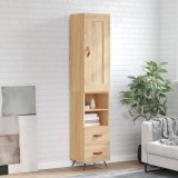 VidaXL Dulap &icirc;nalt, stejar sonoma, 34,5x34x180 cm, lemn prelucrat