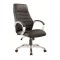 Scaun directorial SL Q046, Cadru Polipropilena, Piele ecologica, Inaltime reglabila, Mecanism de balansare, 100 Kg, Negru