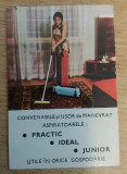 M3 C31 - 1974 - Calendare de buzunar - reclama aspiratoare Practic Ideal Junior