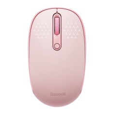 Mouse optic wireless 2.4 GHz sau blutooth Baseus B01055503413-00, 1600dpi, roz