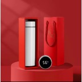 Termos smart cu pereti dublii din inox si afisaj LED, indicator temperatura