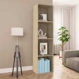 Cumpara ieftin Bibliotecă/Dulap TV, stejar sonoma, 36x30x143 cm lemn prelucrat