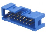 Soclu IDC Tată 16 PIN 2x8 THT Aurit 2,54mm