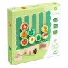 Joc educativ Djeco Gardimix, lemn, 3+ ani, multicolor, forme &amp; culori, motricitate, indemanare, atentie, 1-2 jucatori, 15 piese