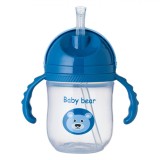 Cana Antrenament cu Pai si Manere Bleu Ursulet Honey Baby - 235ml