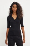 BOSS pulover de l&acirc;nă femei, culoarea negru, 50523743