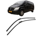 Cumpara ieftin Set stergatoare auto MERCEDES-BENZ VITO / MIXTO Van (W639) 2003-2012, pentru parbriz, 2 bucati, Valeo Silencio Xtrm