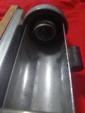 Lampa cromata vapor/nava militara,lampa veche birou/cuseta Marina MILITARA