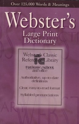 Webster`s Dictionary foto