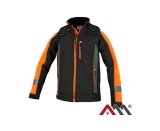 Jacheta de lucru Classwork, portocaliu / negru, marimea XXL, Artmas ART448613