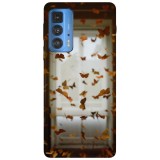 Husa compatibila cu Motorola G100 model Butterfly Storm, Silicon, TPU, Viceversa, Transparent, Carcasa