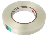 Bandă: electroizolantă W: 19mm L: 55m Thk: 0,165mm acril 5%