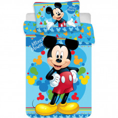 Set lenjerie pat copii Mickey Child 100x135 + 40x60 SunCity JFK016695 foto