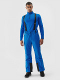 Pantaloni de schi cu bretele membrana 8000 pentru bărbați - albaștri