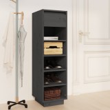 Pantofar, alb, 30x34x105 cm, lemn masiv de pin