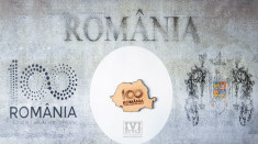 Magnet 100 de ani Romania Centenar foto