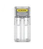 NITECORE Q2 &Icirc;ncărcător rapid cu 2 canale 2A pentru IMR Li-ion-Culoare Transparent
