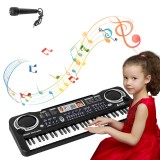 Cumpara ieftin Orga electronica pentru copii NYTRO MQ-6 Piano, 61 de clape, 10 ritmuri si 8 efecte + Microfon