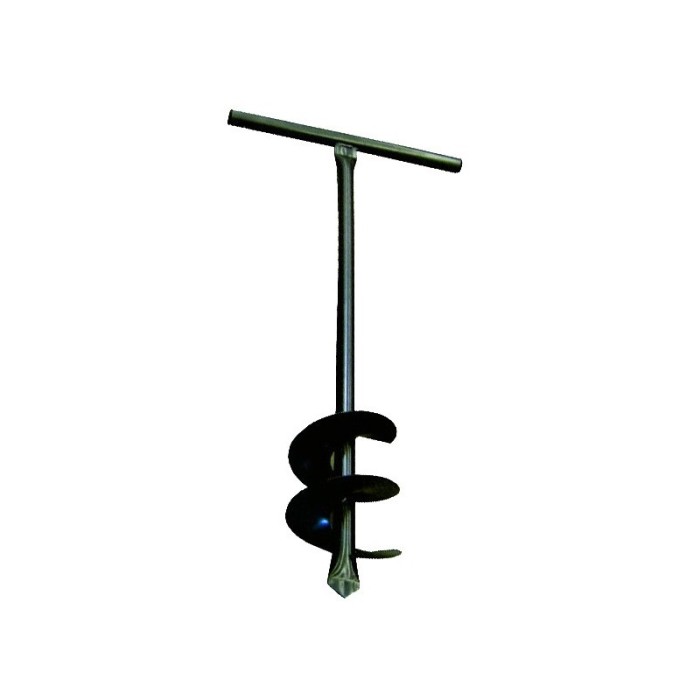 Burghiu manual pentru pamant D 16 cm, 1 m, otel Burghiu manual pentru pamant D 16 cm, 1 m, otel
