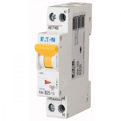 Siguranta Automata Eaton PLN4 C25/1N-DE 1pol+N 25A foto