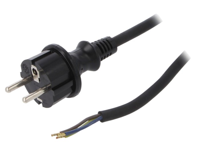 Cablu Electric SCHUKO 3x1mm2 4m