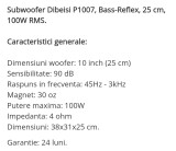 V&acirc;nd subwofwer dibeisi și amplificator auto Pioneer