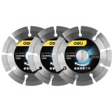 Set 3x Disc diamantat, 125 x 22.2 mm pentru lemn, metal