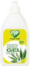 Detergent Gel pentru Vase cu Aloe Vera Bio 500 mililitri Planet Pure Cod: 9120001460199 foto