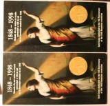 DOUA PLIANTE PT. MONEDE BNR DE AUR- 150 DE ANI DE LA REVOLUTIA ROMANA DE LA 1848.