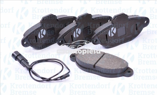 Set placute frana,frana disc FIAT PUNTO Van (188AX) (2000 - 2009) KROTTENDORF KRO1115