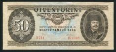 t819 UNGARIA BANCNOTA DE 50 FORINT 1975 APROAPE NECIRCULATA aUNC