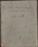 HST 105SP Manuscris 1827 Banat limba germană