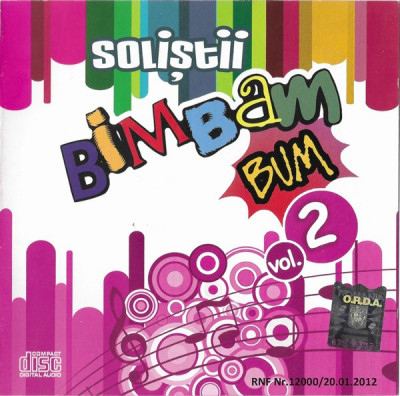 CD BimBamBum &amp;lrm;&amp;ndash; Soliștii BimBamBum Vol.2, original foto