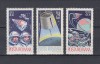 ROMANIA 1965 LP 611 COSMONAUTICA SERIE MNH, Nestampilat