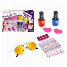 Set manichiura pentru fetite cu ochelari de soare foto